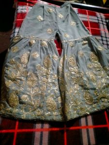Gotta Patti Work Gharara Frock Suit