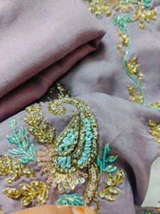 hand embroidery dress material