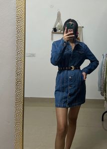 WH Authentic DENIM Slim FIT Mini Dress