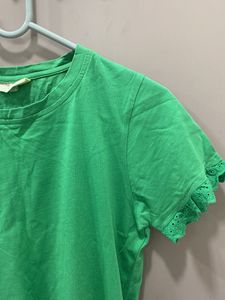 Bombay Paisley Green T Shirt