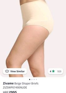 Zivame Highwaist Shaper Briefs In Beige Color