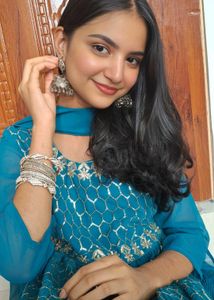 Blue~Green 3piece kurta set(Size~L)