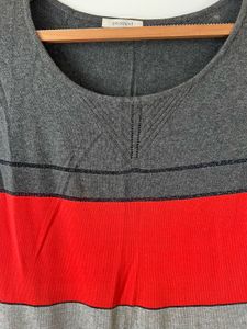 Stiped A-line dress