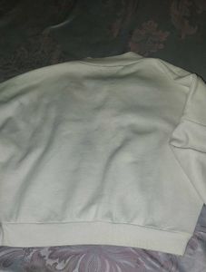 cropped sweatshirt