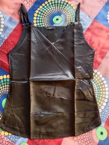 Satin Sleeveless Top