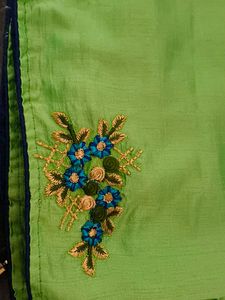 Elegant Embroidered Saree