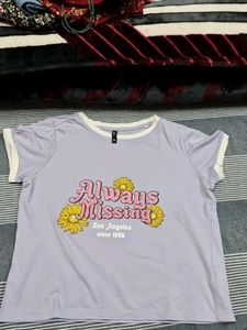 Rio Lavender Crop Tshirt Women