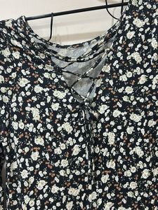 Floral Print Mini Dress