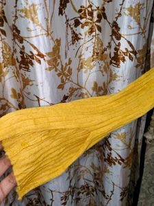 Mustard Bodycon Midi Dress