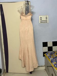 Pintrest Elegant Cream Tail Gown