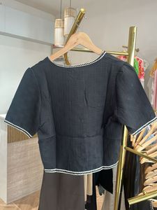 Chic Black &amp; White korean Top