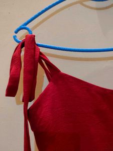 Red Tiered Maxi Dress