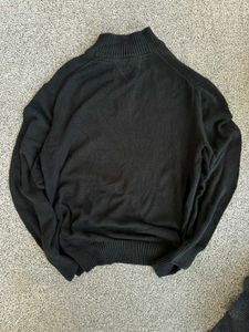 Patterned Zip Sweater