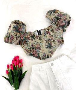 Floral Corset Top (On Sale)