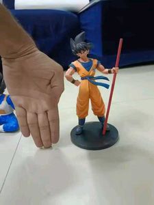 Action Figure Goku Standing with Stick Height-21cm