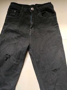 Black Wash Denim Jeans