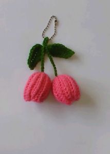Cute Tulip Keychain Charm