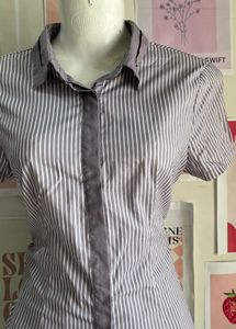 Lavender Striped Shirt