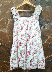 Floral Ruffle Dress