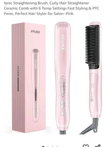 Hair straightener Comb