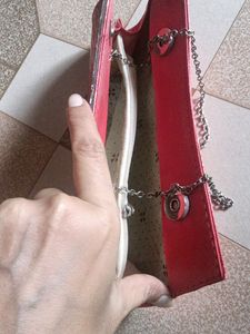 RED BEAUTIFUL CLUTCH BAG!!!