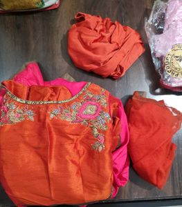 Embroidered Dress  gown