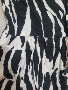 Zebra Print Dress