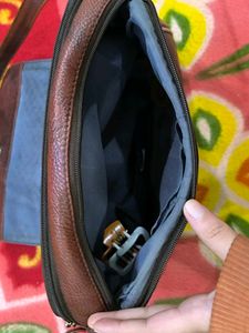 Brown Leather Crossbody Bag