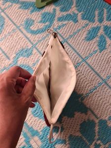 Embroidered Floral Pouch