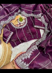 VIRANGI SAREES With Stitch Blouse