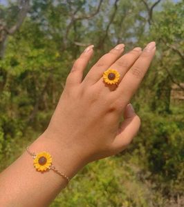 Resin Bracelet  And Rings