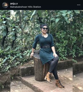 stretchable knitted green dress ripped pattern