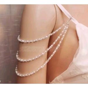 Pearl Shoulder Jewellery (Double Chain)