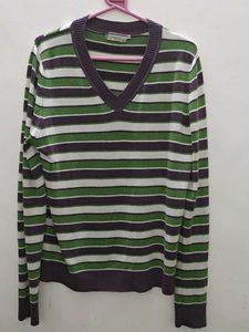 Stylish Vibrant V-Neck Pullover Unisex