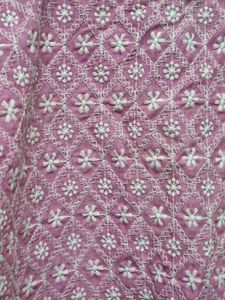 Pink Embroidered Jacket/Top