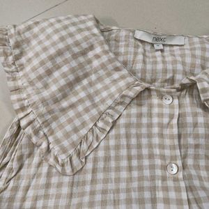 Gingham Sleeveless Top