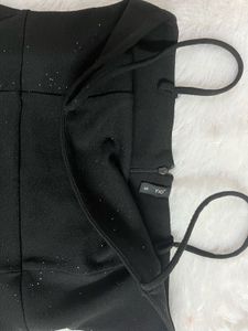 Glitter Black Bodycon Dress