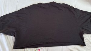 Oversized Cropped Boxy T Shirt