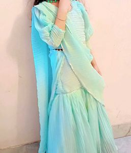 Fish Cut Lehenga Choli And Dupatta