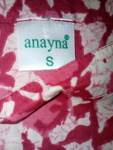 Anayna Pink Kurti, Size:S