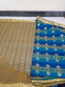 Kancheewaram Silk Saree Not Used With Blouse Piece