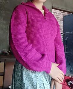 Ribbed Sweater Top 💗