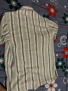 Striped Button-Down Shirt