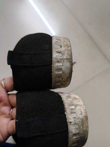 Yonolite Black Slip-On Shoes