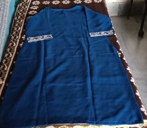 Blue Embroidered Dress