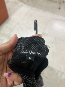 Black Shimmer jump-suit