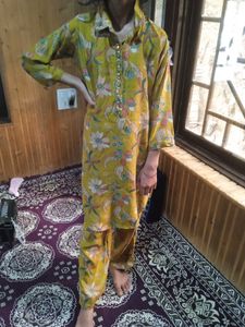 Floral Print Caurt Set For 10 To 14 Year Old Girls