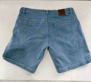 Light Wash Denim Shorts