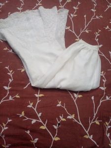 Chikankari  Kurti And Sarara   Very  Beautiful