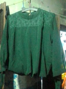 Elegant Green Top